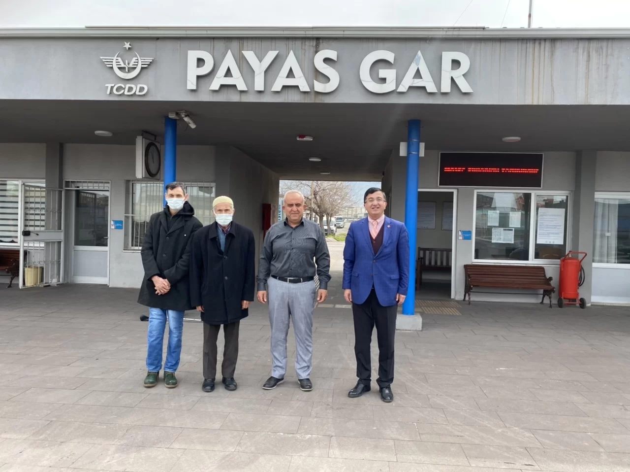 İlçe Başkanı Ramazan Öksüz , TCDD Payas Gar Müdürlüğü’nü ziyaret etti.